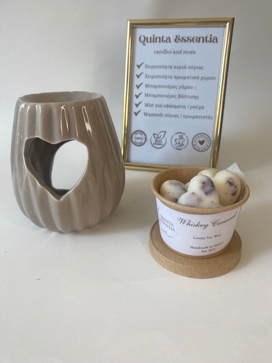 Beige Heart Box