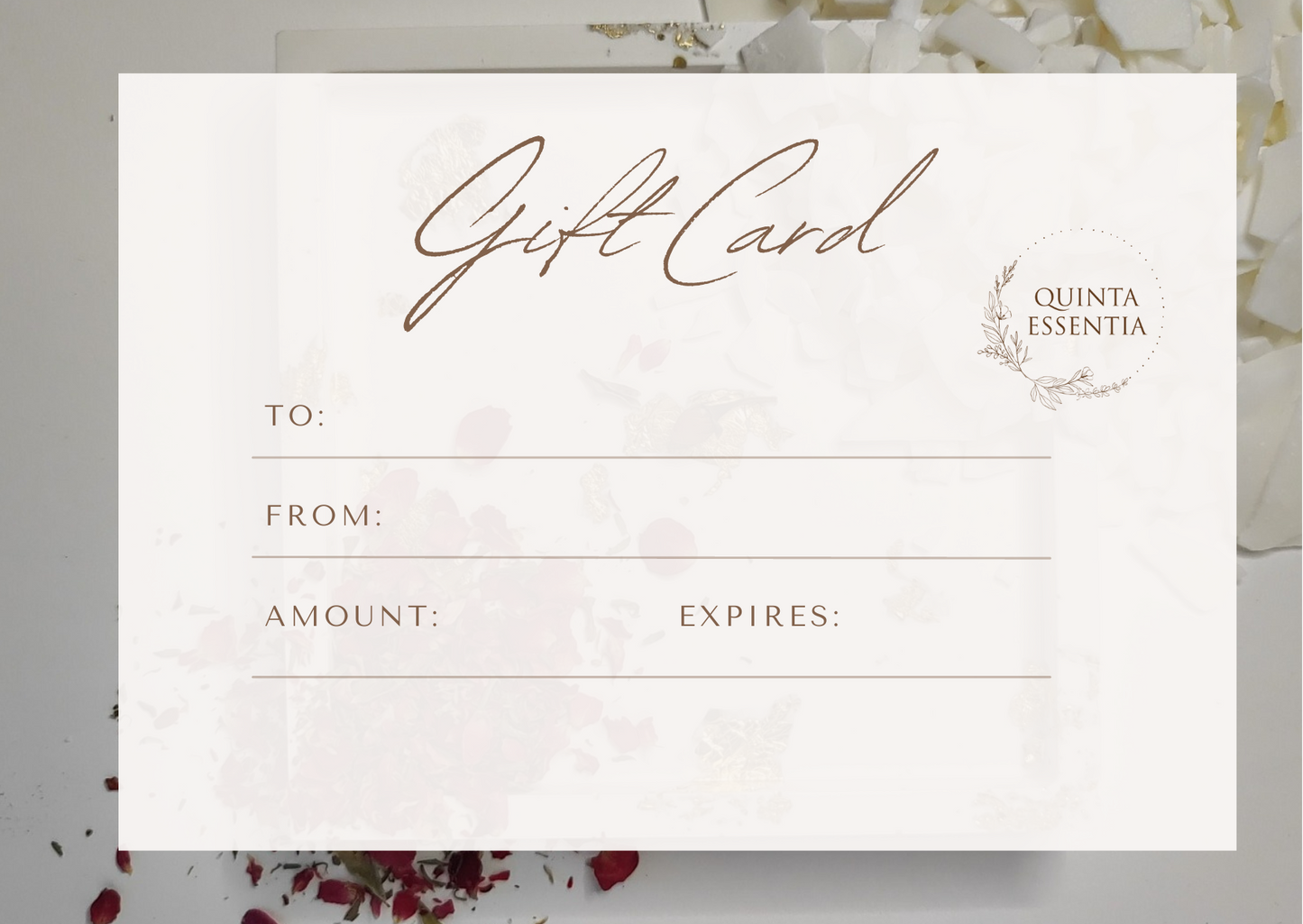 Quinta Essentia gift card